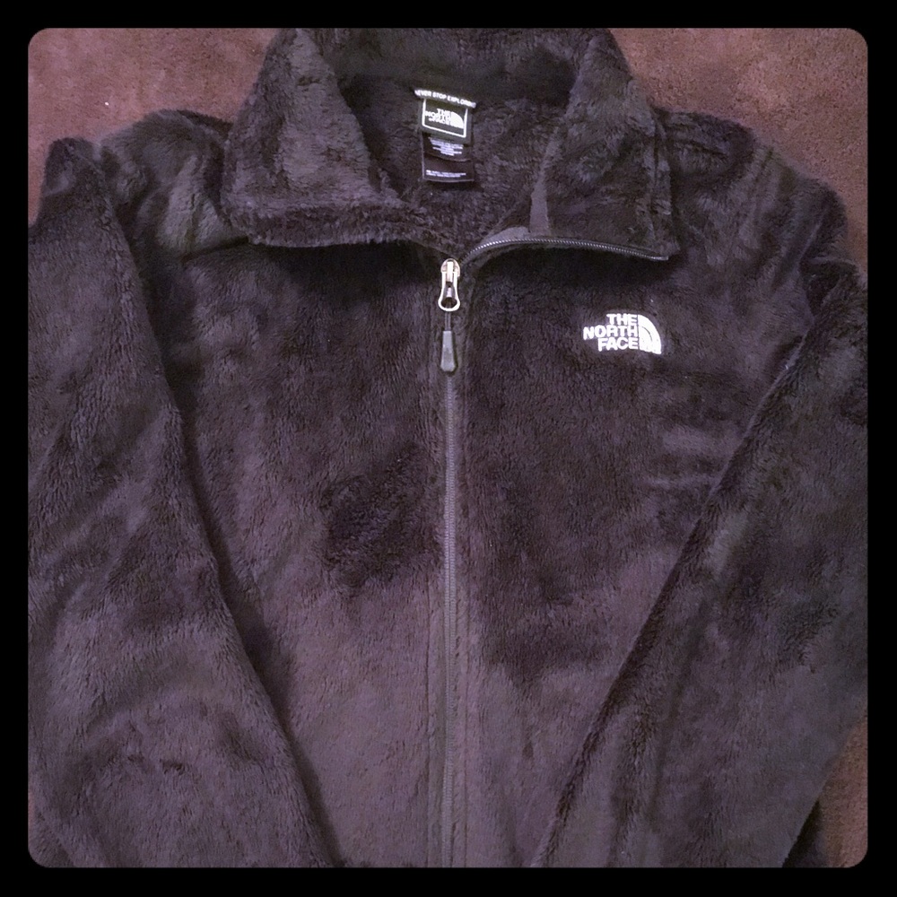 Black North Face Sherpa/Teddy Bear Coat